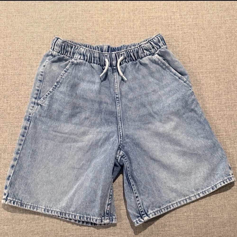 Light Blue Denim Shorts